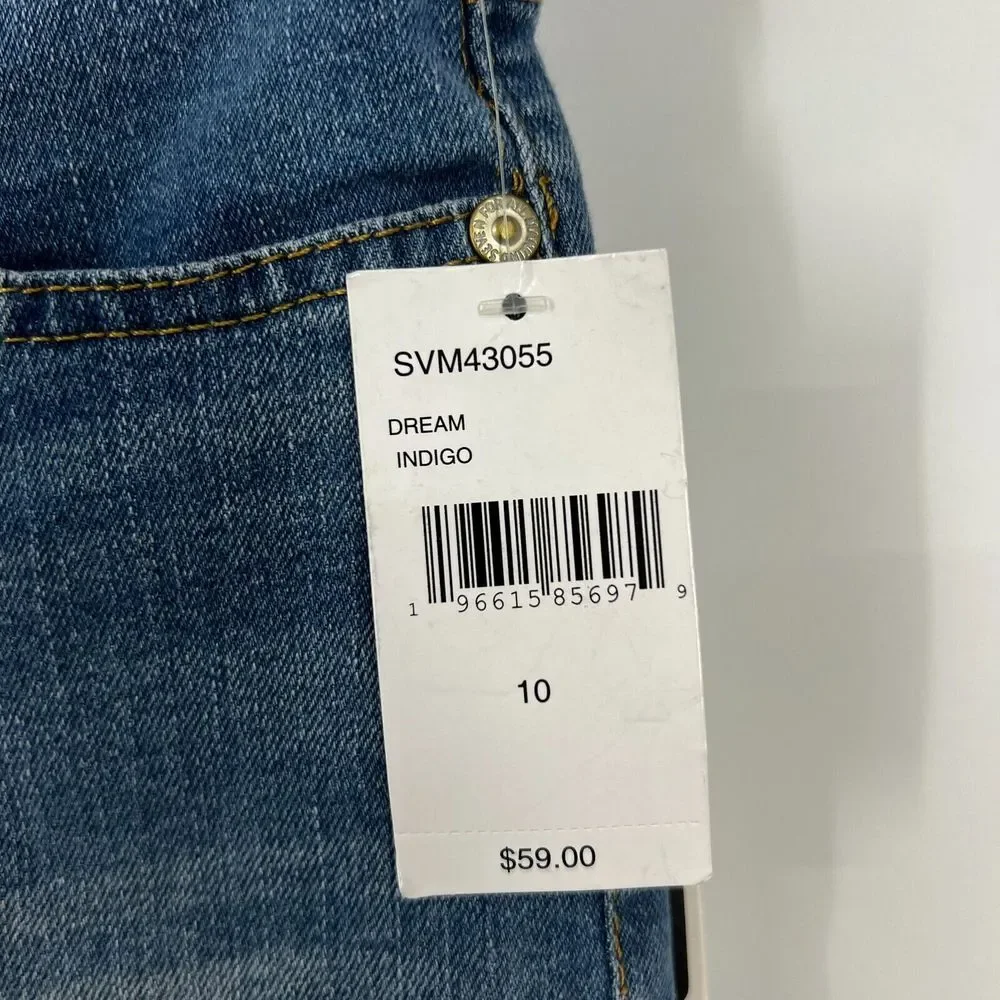 7 for all Mankind Jeans Girls Size 10 Paxtyn Skinny Blue Stretch Denim Dream NWT